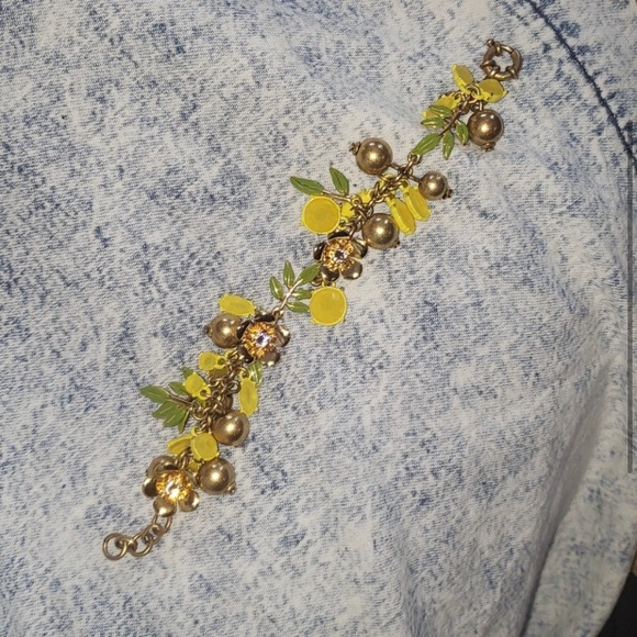 J Crew Lemon Tree Charm Bracelet - Picture 2 of 8